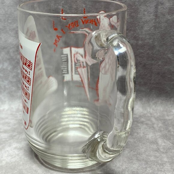 Hazel Atlas Big Top Peanut Butter Glass "How Dry I Am" Song Lyrics Mug - Picture 5 of 9
